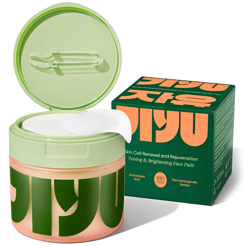 KoreanGlow Lysterpads – Anti-Aging Toner Pads för Glow, Fasthet & Jämn Hudton (100 st)